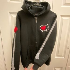 Manchy women’s hoodie in black, size M